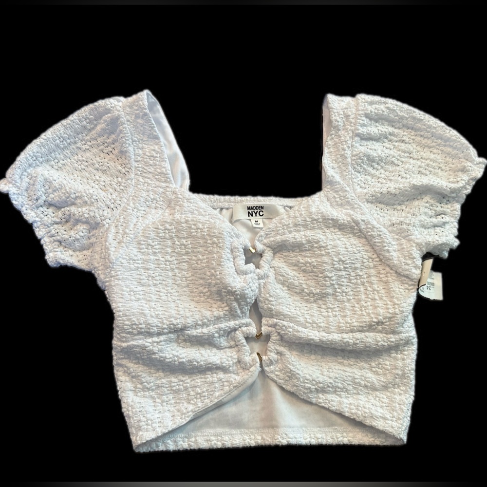 Madden NYC white top - NWT